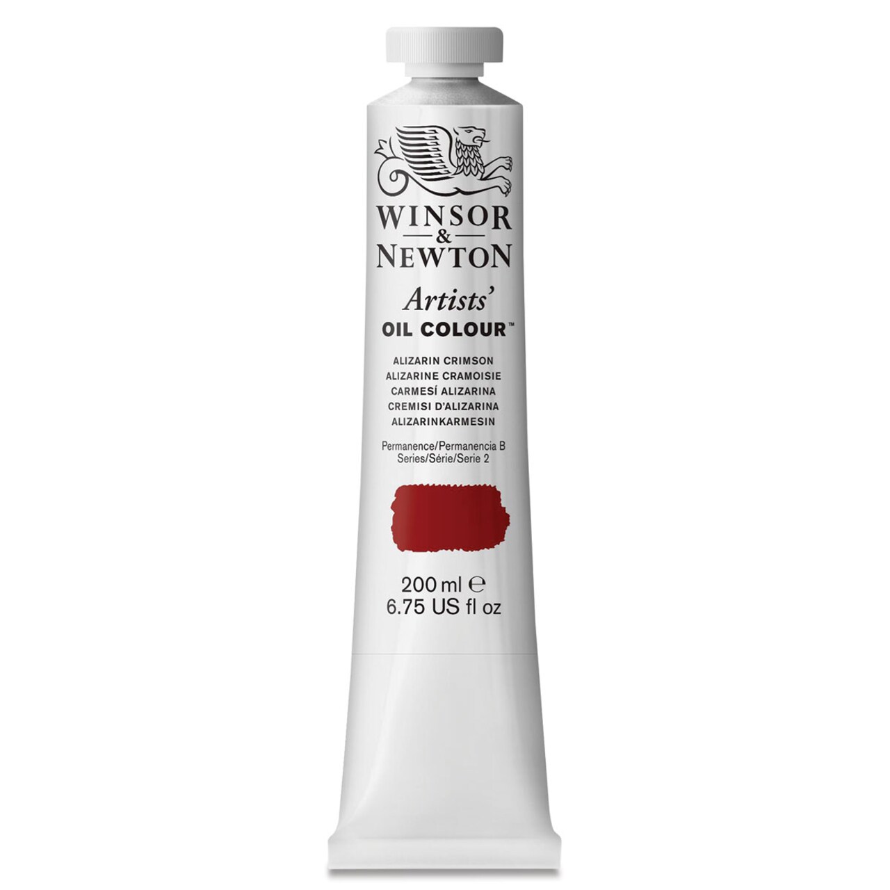 Winsor & Newton Artists' Oil Color - Alizarin Crimson, 200 ml tube